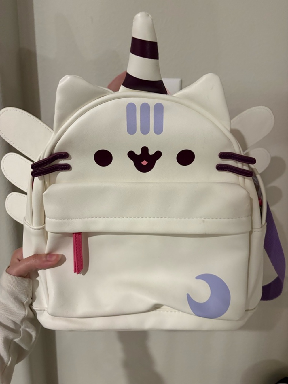 Hot Topic Pusheen Backpack with Purple and Pink Accents